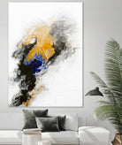 Riverbed by Alyson Mccrink on GIANT ART - yellow abstract