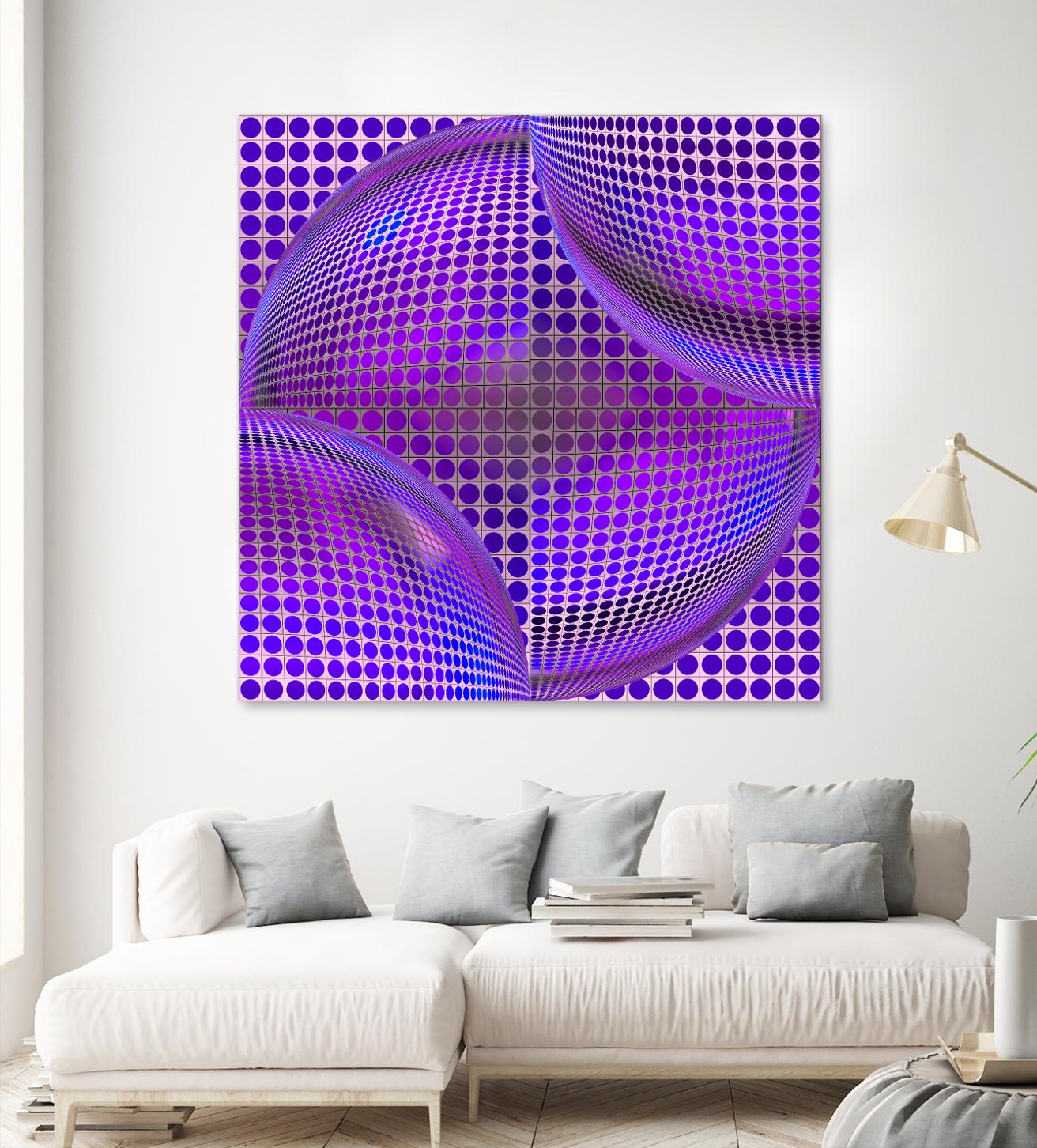 Motown II by Jefd on GIANT ART - blue digital 1960