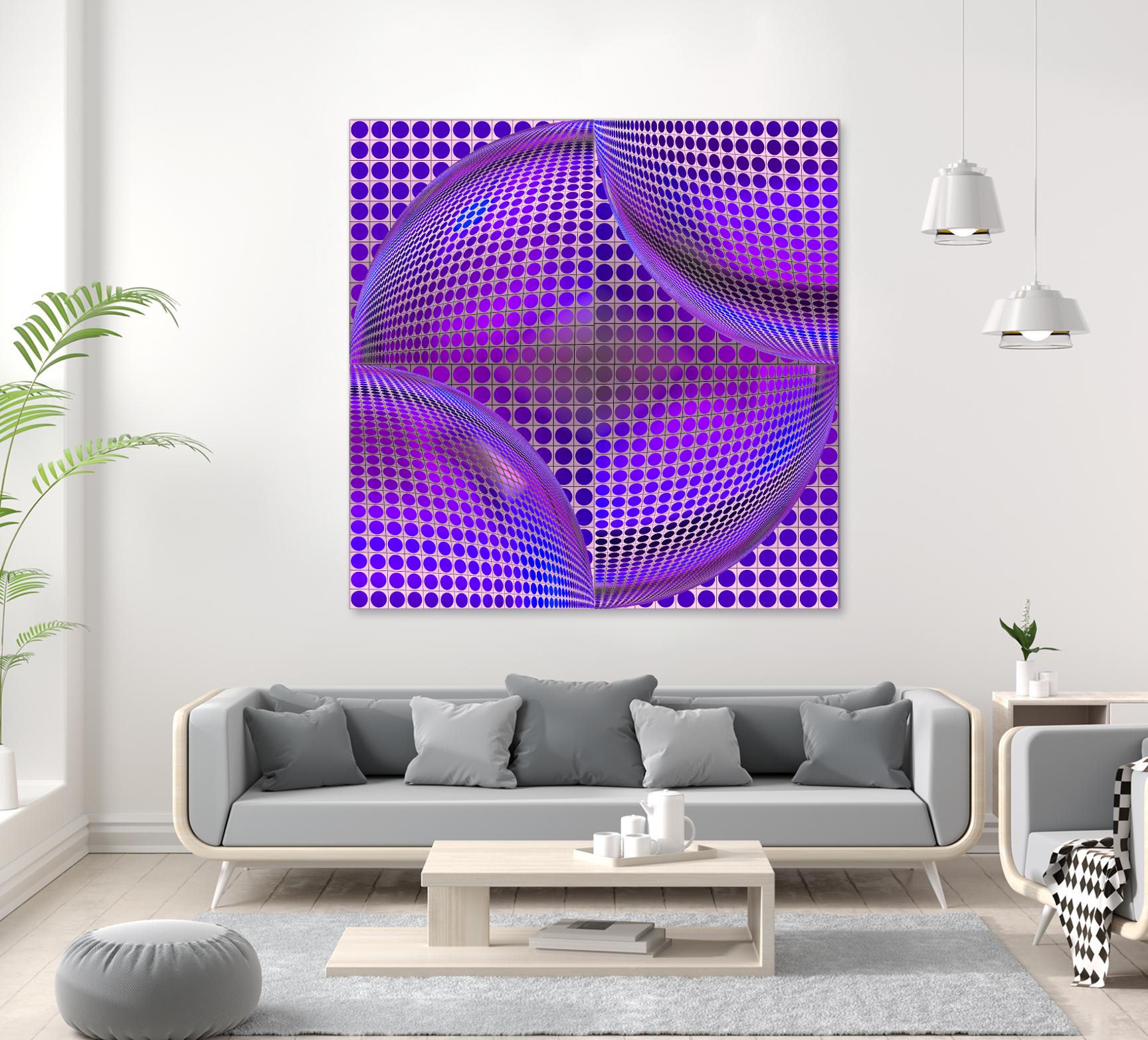 Motown II by Jefd on GIANT ART - blue digital 1960