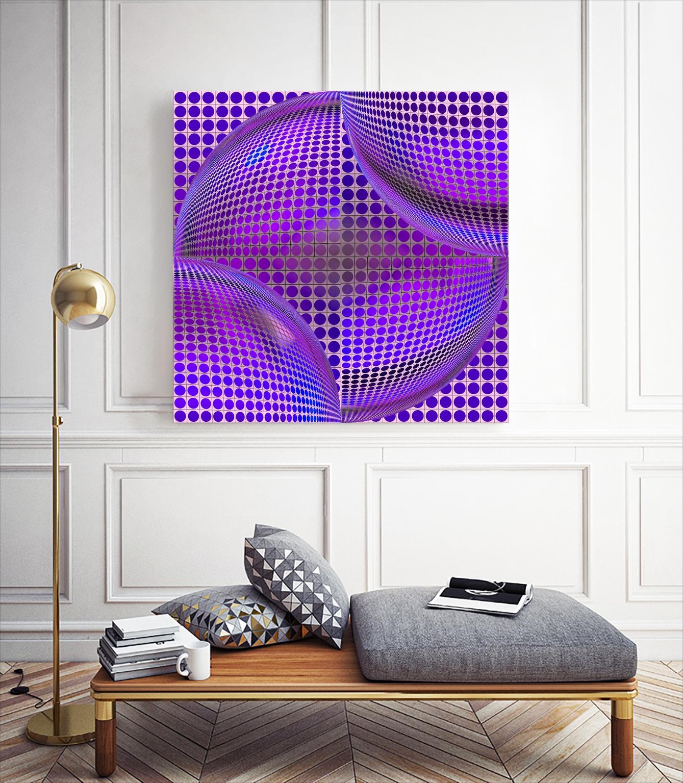 Motown II by Jefd on GIANT ART - blue digital 1960