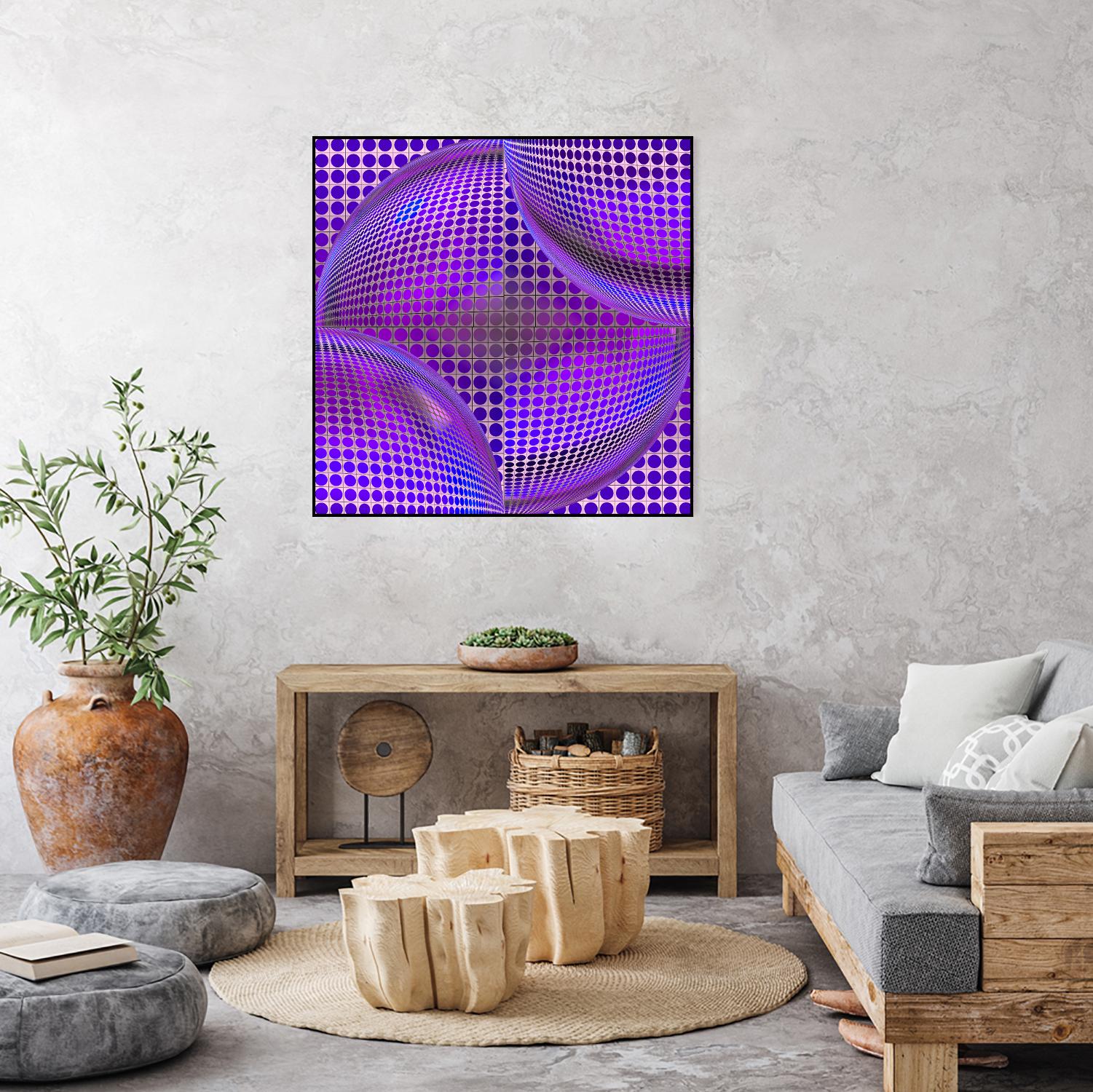 Motown II by Jefd on GIANT ART - blue digital 1960