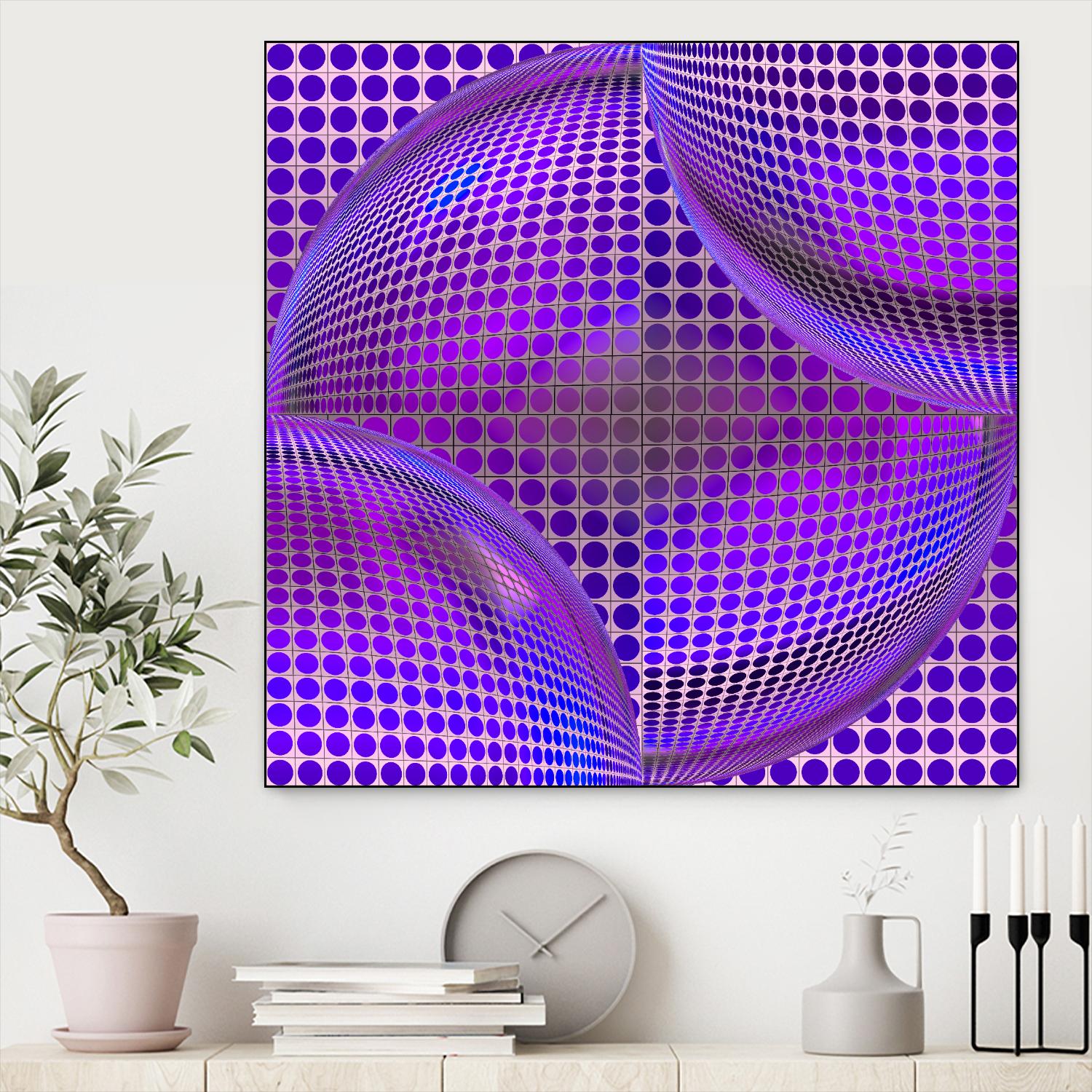 Motown II by Jefd on GIANT ART - blue digital 1960