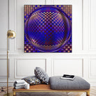 Motown III by Jefd on GIANT ART - blue digital round