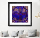 Motown III by Jefd on GIANT ART - blue digital round