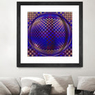 Motown III by Jefd on GIANT ART - blue digital round