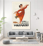 Sakharoff by Archive on GIANT ART - orange vintage couple