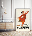 Sakharoff by Archive on GIANT ART - orange vintage couple