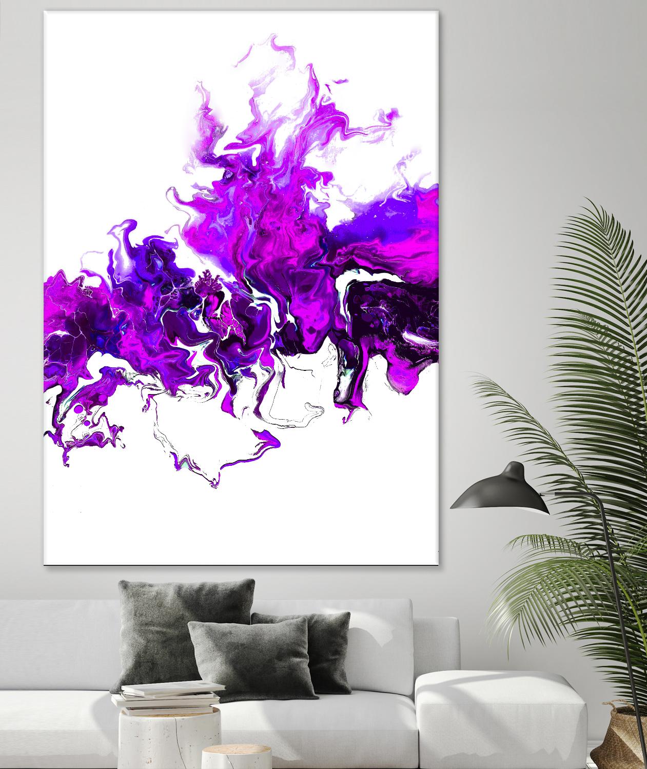 Rainbow Smoke -2 by Alyson Mccrink on GIANT ART - abstract