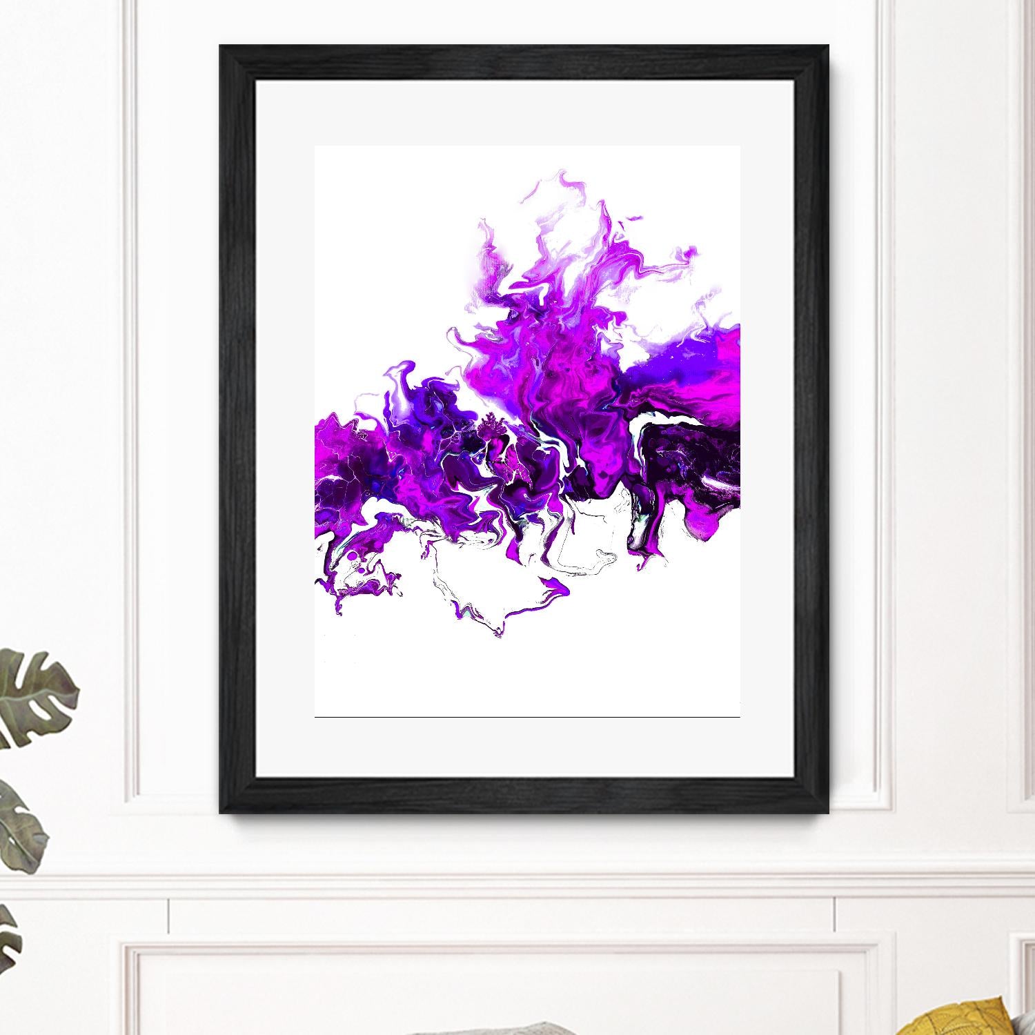 Rainbow Smoke -2 by Alyson Mccrink on GIANT ART - white abstract abstract