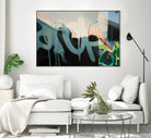 Insurgent Reminder by James Nye on GIANT ART - blue street art graffiti