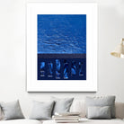 Silver Springs -1 by Alyson Mccrink on GIANT ART - blue digital ton sur ton