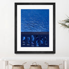 Silver Springs -1 by Alyson Mccrink on GIANT ART - blue digital ton sur ton