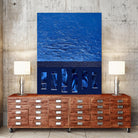 Silver Springs -1 by Alyson Mccrink on GIANT ART - blue digital ton sur ton
