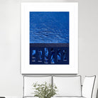 Silver Springs -1 by Alyson Mccrink on GIANT ART - blue digital ton sur ton