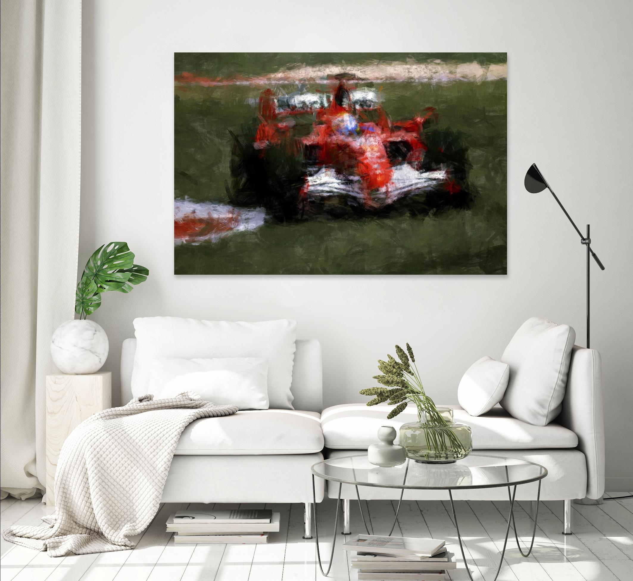 Formula 1 - II by Jean-François Dupuis on GIANT ART - red transportation automobile