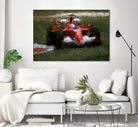 Formula 1 - II by Jean-François Dupuis on GIANT ART - red transportation automobile