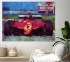 Formula 1 - IV by Jean-François Dupuis on GIANT ART - red transportation automobile