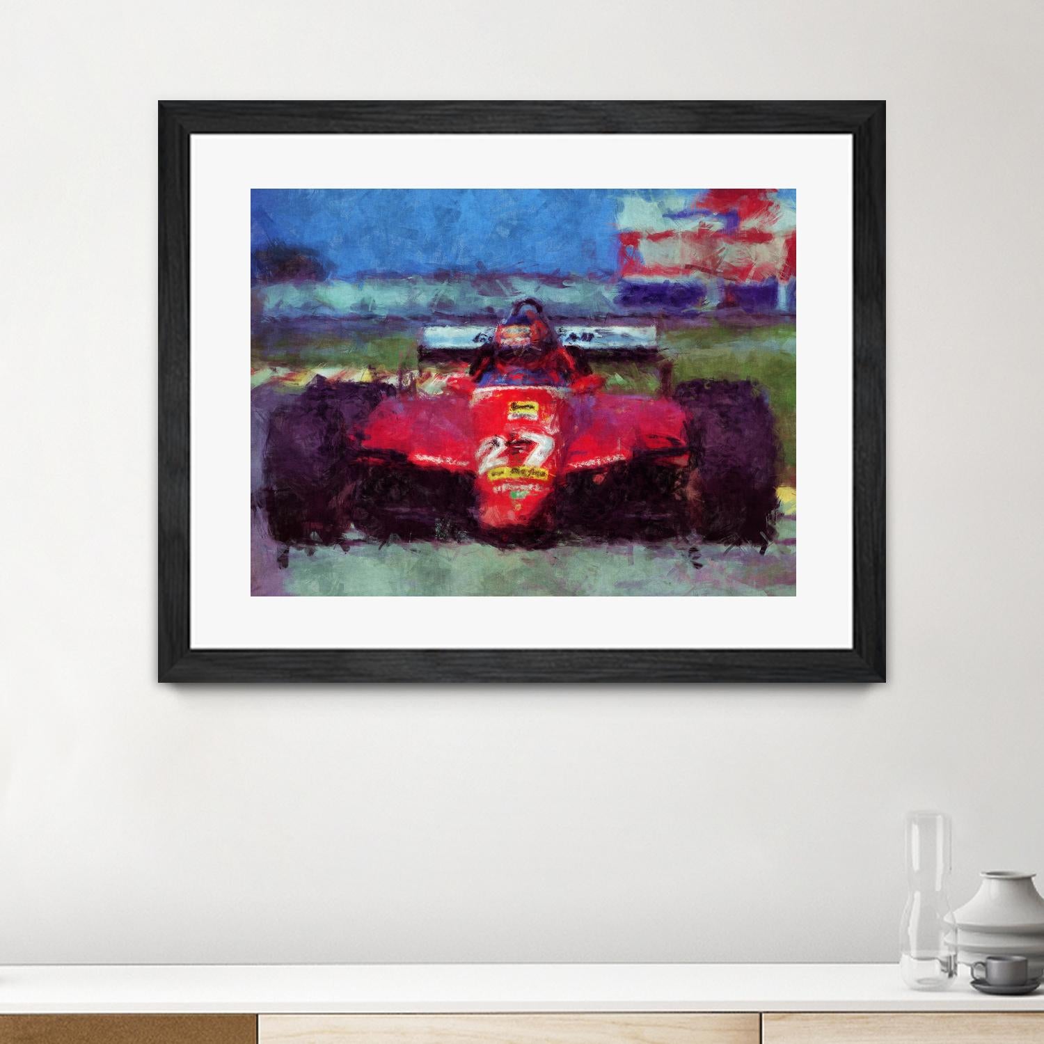 Formula 1 - IV by Jean-François Dupuis on GIANT ART - red transportation automobile