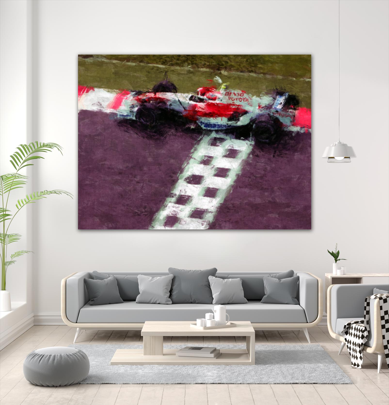 Formula 1 - VI by Jean-François Dupuis on GIANT ART - red transportation automobile