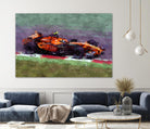 Formula 1 - IX by Jean-François Dupuis on GIANT ART - red transportation automobile