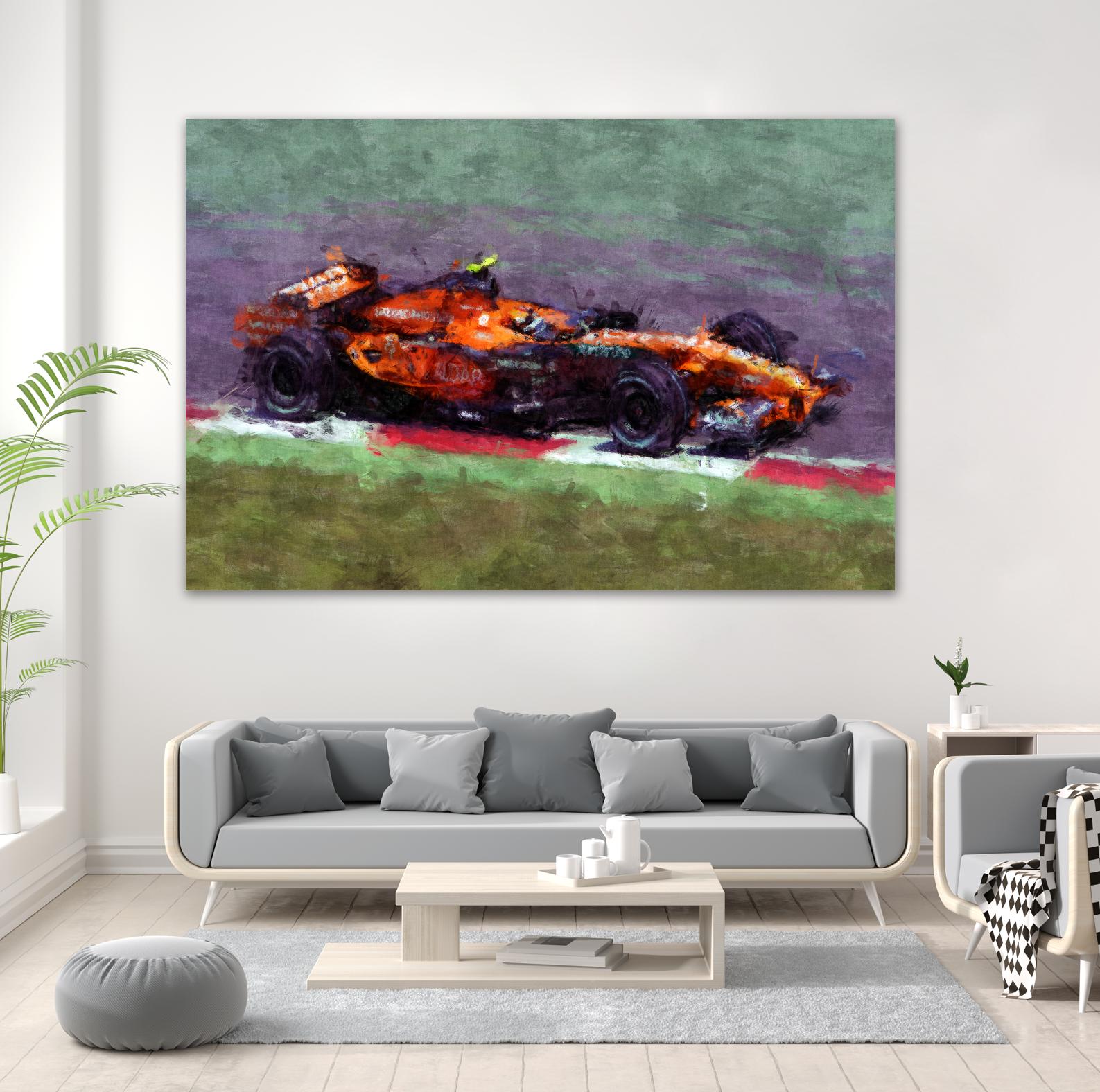Formula 1 - IX by Jean-François Dupuis on GIANT ART - red transportation automobile