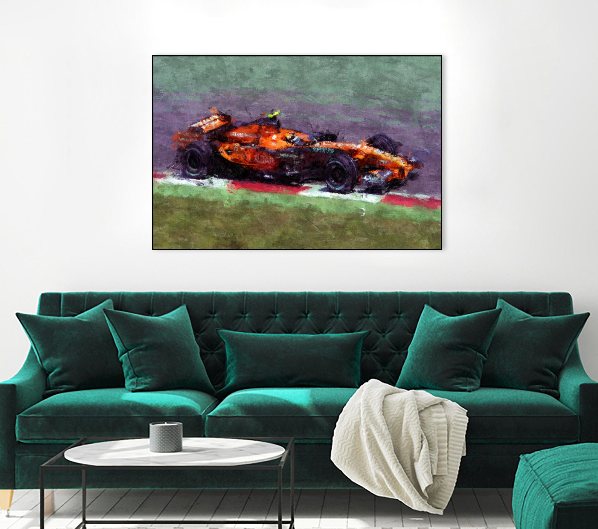 Formula 1 - IX by Jean-François Dupuis on GIANT ART - red transportation automobile