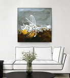 Golden Abstract II by Meejlau on GIANT ART - gold abstract