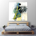 Jardinage by Sylvie Cloutier on GIANT ART - green abstract