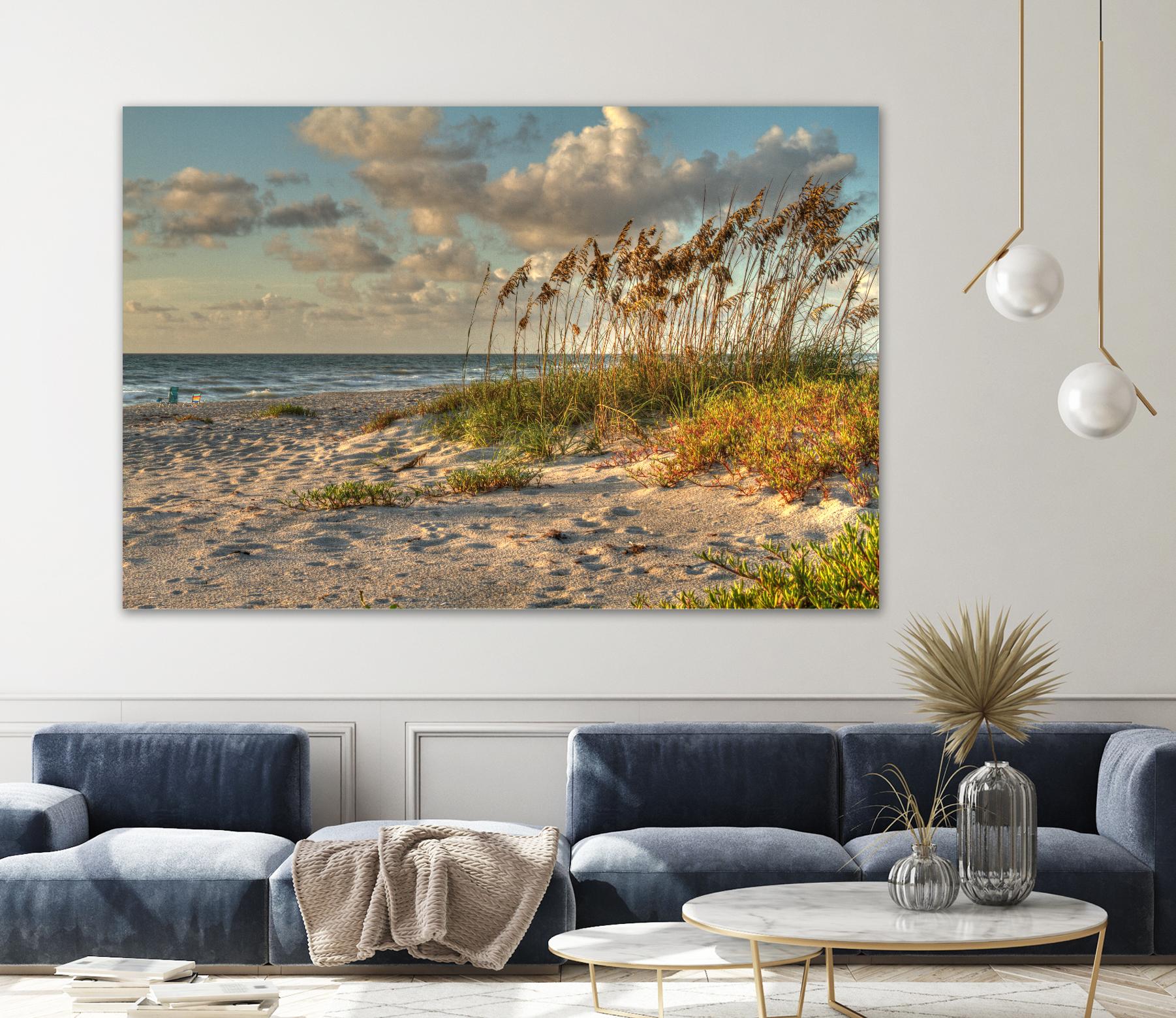 Indialantic 2 by Rene Griffith on GIANT ART - beige costal sand