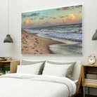 Indialantic 3 by Rene Griffith on GIANT ART - beige costal waves