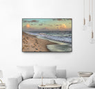 Indialantic 3 by Rene Griffith on GIANT ART - beige costal waves