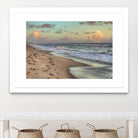 Indialantic 3 by Rene Griffith on GIANT ART - beige costal waves