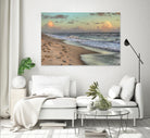 Indialantic 3 by Rene Griffith on GIANT ART - beige costal waves