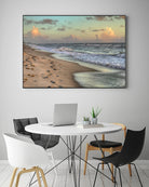 Indialantic 3 by Rene Griffith on GIANT ART - beige costal waves