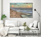 Indialantic 3 by Rene Griffith on GIANT ART - beige costal waves