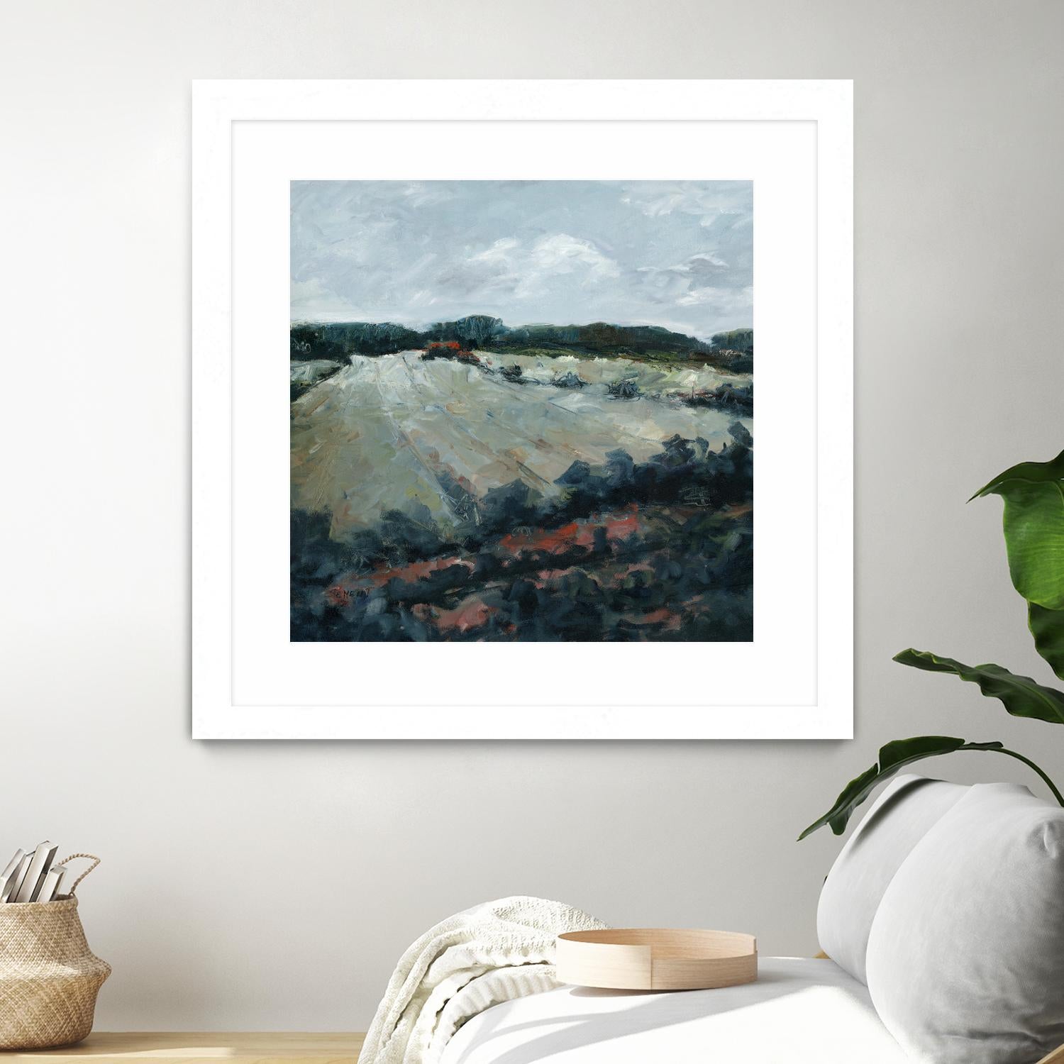 Serene Landscape 5 by Jacques Clement on GIANT ART - green landscape