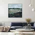 Serene Landscape 5 by Jacques Clement on GIANT ART - green landscape