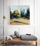 Trees 2 by Jacques Clement on GIANT ART - beige landscape field