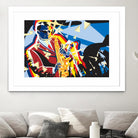 Saxo Flash by Ray Lengelé on GIANT ART - blue animé saxo