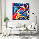 Bloody Blues by Ray Lengelé on GIANT ART - red animé artistes du québec