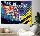 Yesss! by Ray Lengelé on GIANT ART - blue typography strong