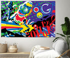 Robot Google by Ray Lengelé on GIANT ART - red typography pop-art