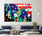 Mona Lusa by Ray Lengelé on GIANT ART - red street art usa