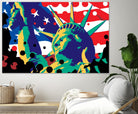 Mona Lusa by Ray Lengelé on GIANT ART - red street art usa