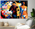 M.Gorsky by Ray Lengelé on GIANT ART - red figurative astronaut