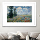 Poppy Fields near Argenteuil, 1875 by Claude Monet on GIANT ART - green masters champ fleuri