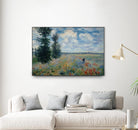 Poppy Field by Claude Monet on GIANT ART - green masters champ fleuri