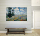 Poppy Fields near Argenteuil, 1875 by Claude Monet on GIANT ART - green masters champ fleuri