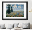 Poppy Fields near Argenteuil, 1875 by Claude Monet on GIANT ART - green masters champ fleuri