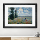 Poppy Fields near Argenteuil, 1875 by Claude Monet on GIANT ART - green masters champ fleuri